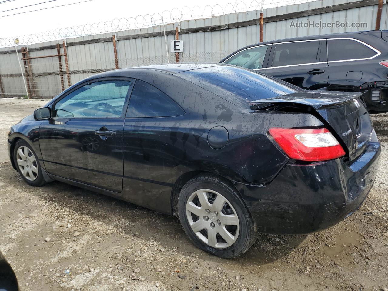 2008 Honda Civic Lx Black vin: 2HGFG12628H508685