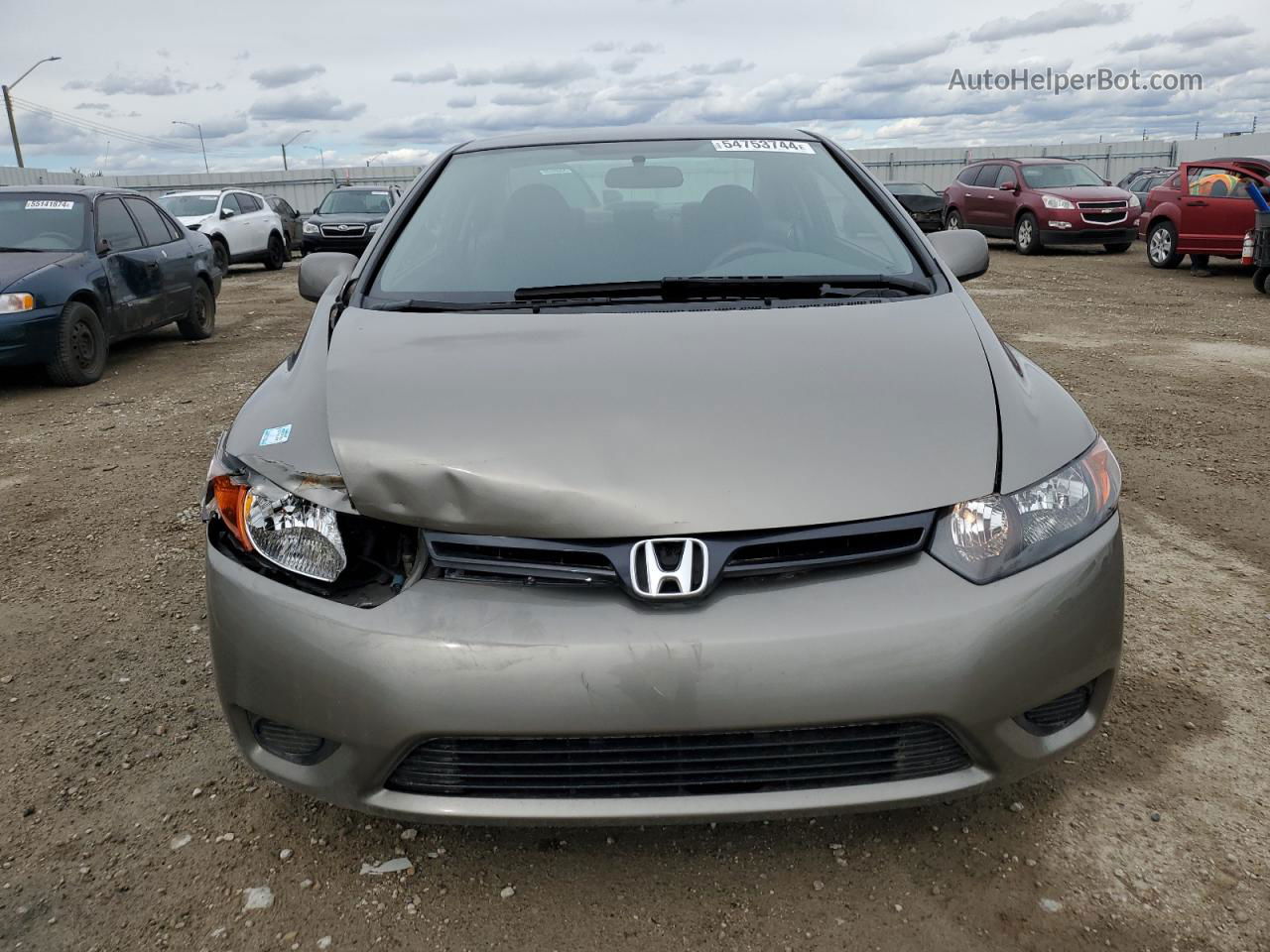 2008 Honda Civic Lx Серый vin: 2HGFG12638H008194