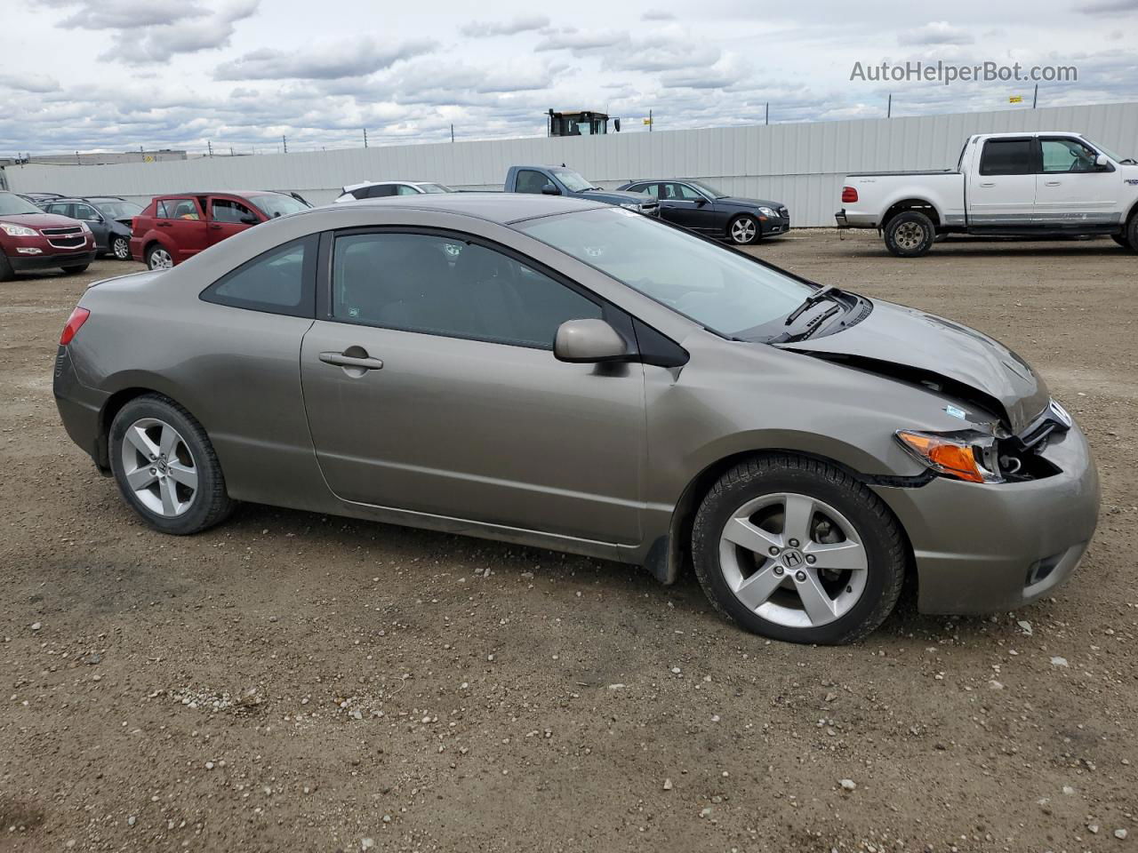 2008 Honda Civic Lx Серый vin: 2HGFG12638H008194