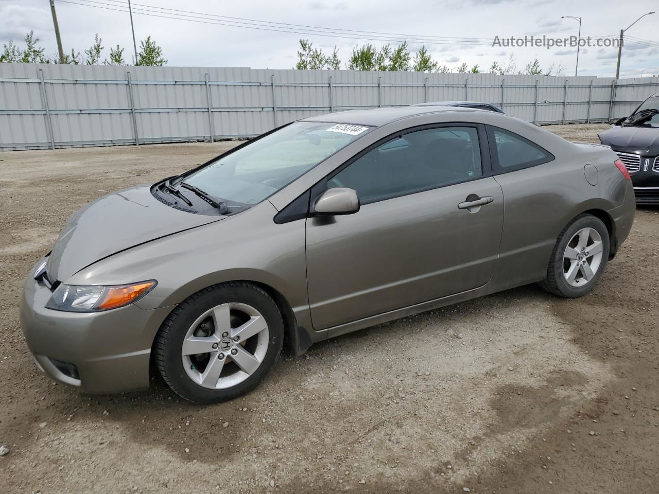 2008 Honda Civic Lx Серый vin: 2HGFG12638H008194