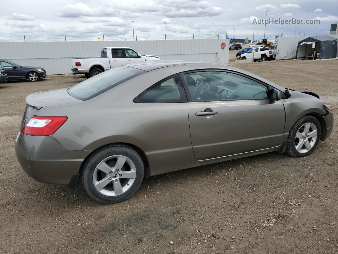 2008 Honda Civic Lx Серый vin: 2HGFG12638H008194