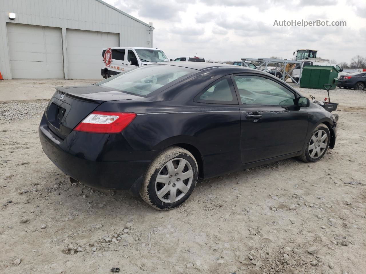 2008 Honda Civic Lx Black vin: 2HGFG12638H555207