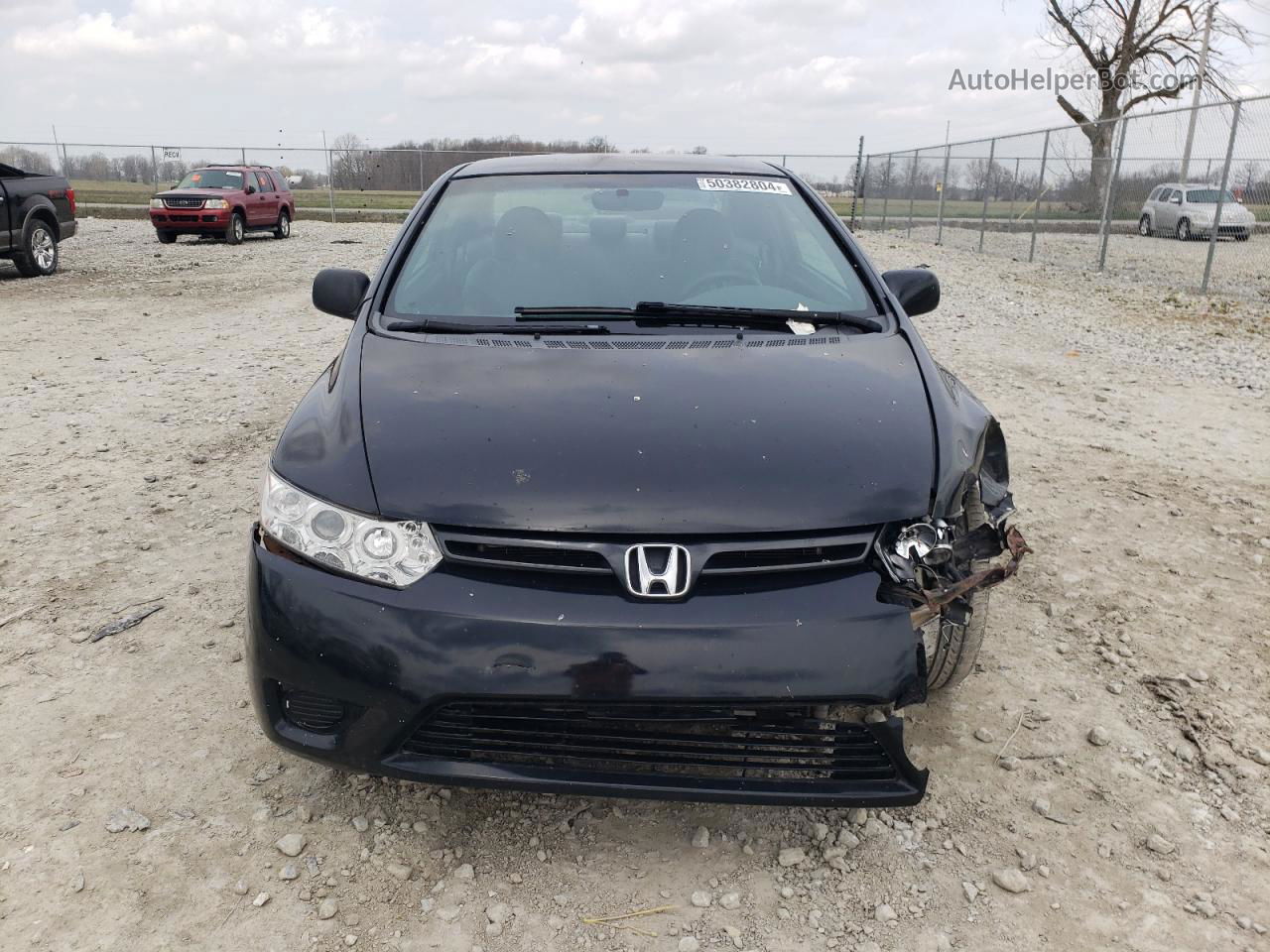 2008 Honda Civic Lx Black vin: 2HGFG12638H555207