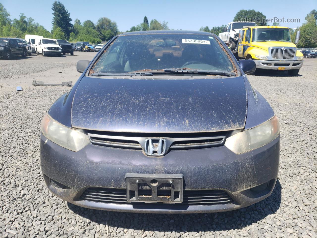 2008 Honda Civic Lx Blue vin: 2HGFG12638H562884