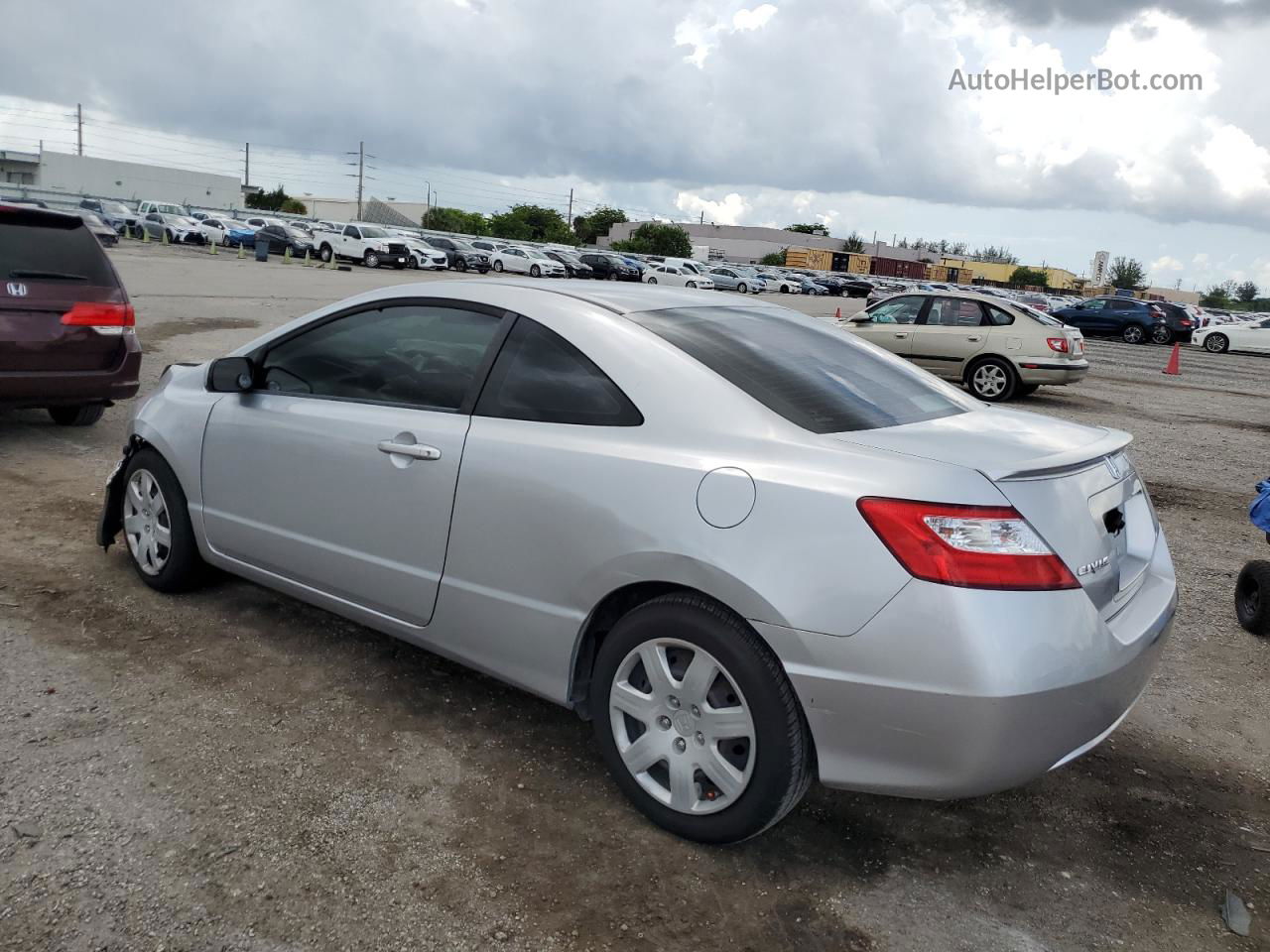 2008 Honda Civic Lx Silver vin: 2HGFG12638H578910