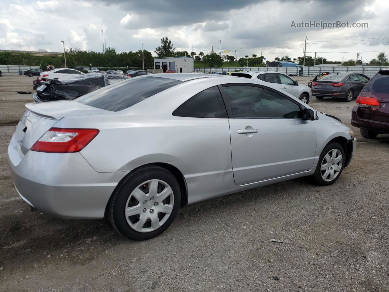 2008 Honda Civic Lx Silver vin: 2HGFG12638H578910