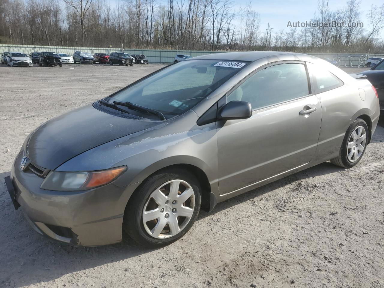 2008 Honda Civic Lx Серебряный vin: 2HGFG12648H512382