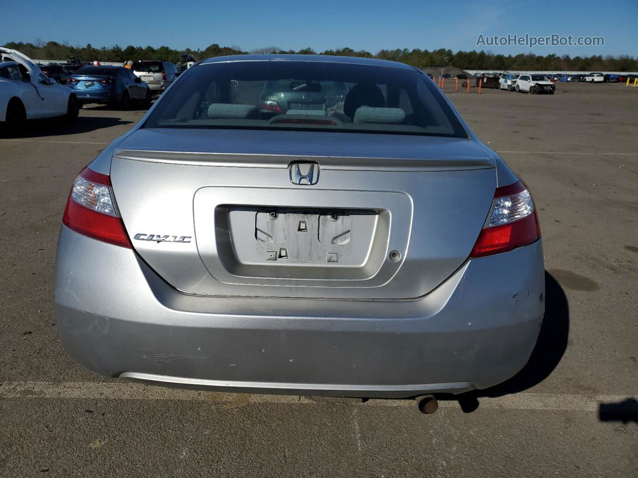 2008 Honda Civic Lx Silver vin: 2HGFG12648H535094