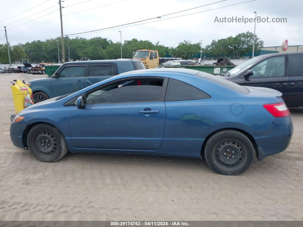 2008 Honda Civic Lx Blue vin: 2HGFG12658H567486