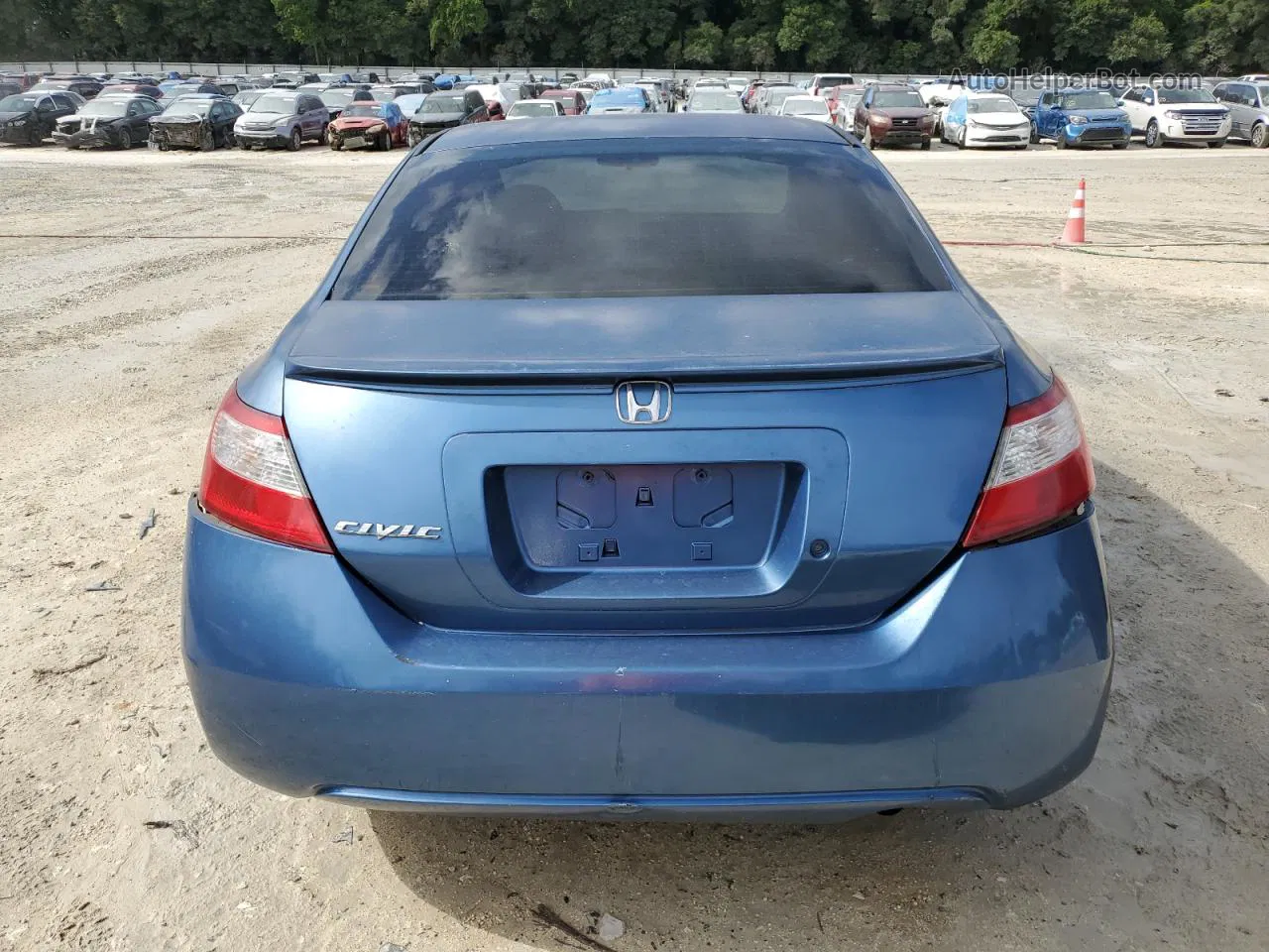 2008 Honda Civic Lx Blue vin: 2HGFG12658H575202