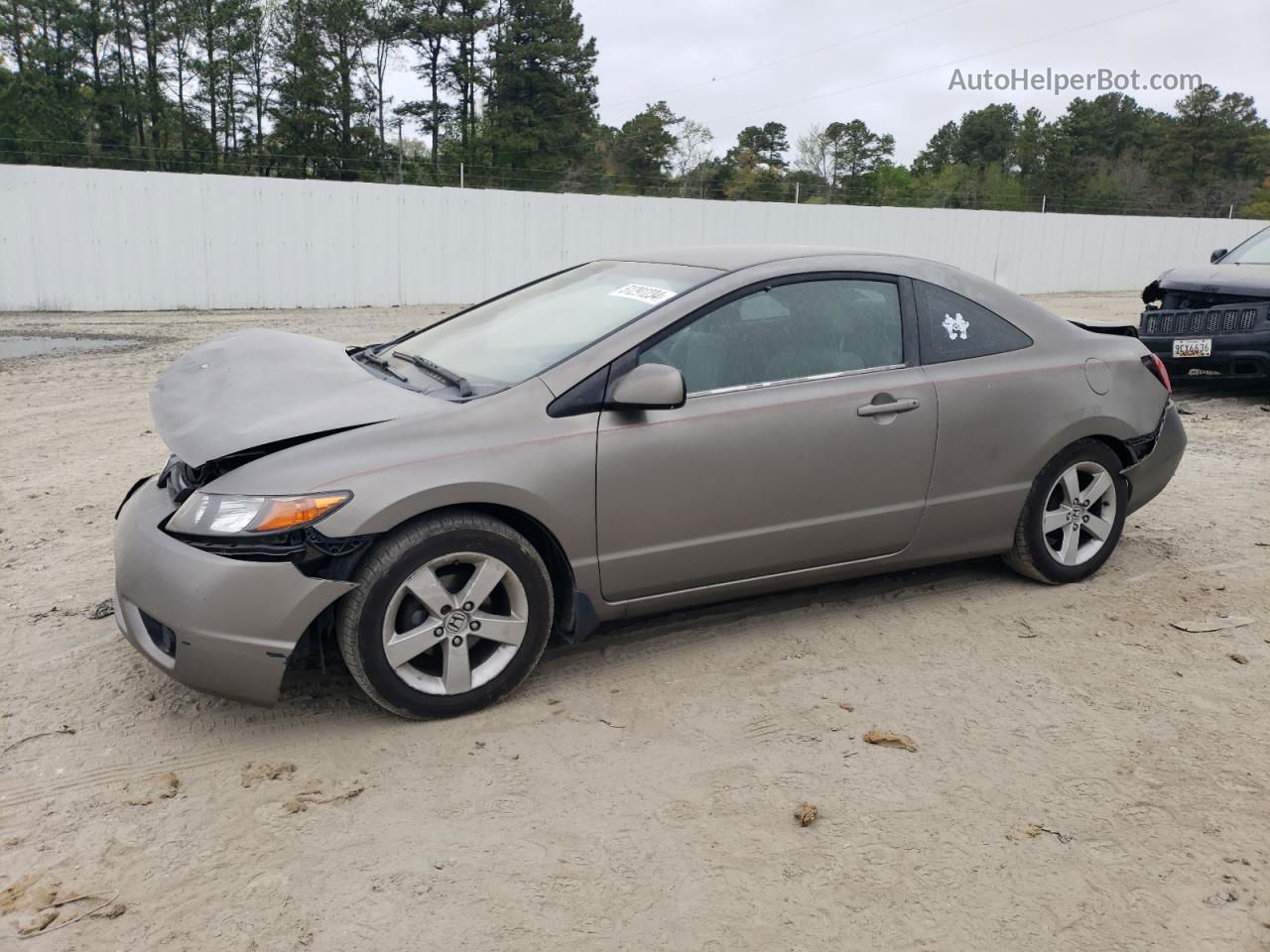 2006 Honda Civic Lx Серый vin: 2HGFG12666H560799