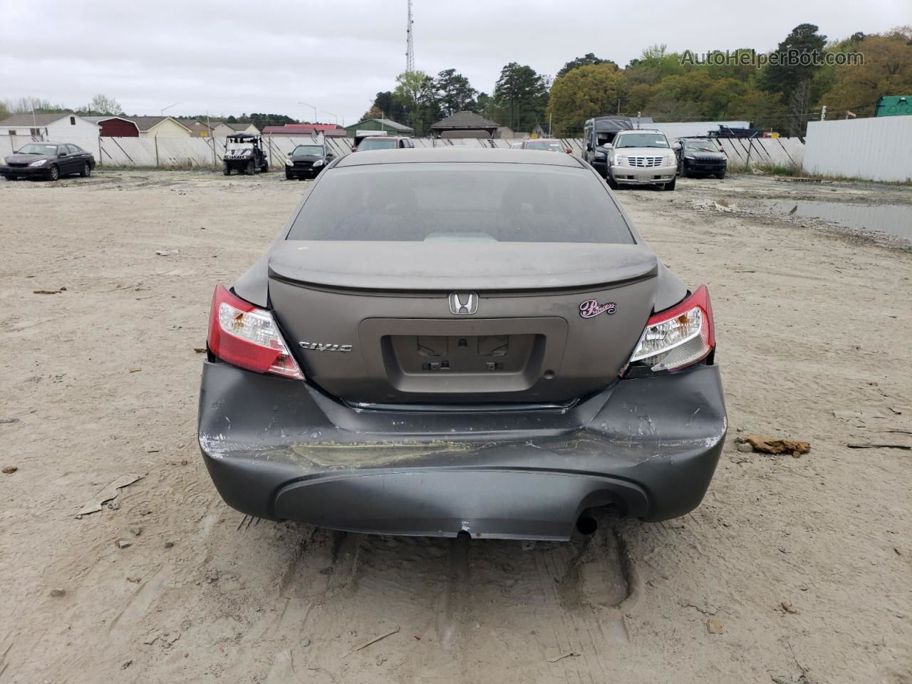 2006 Honda Civic Lx Gray vin: 2HGFG12666H560799