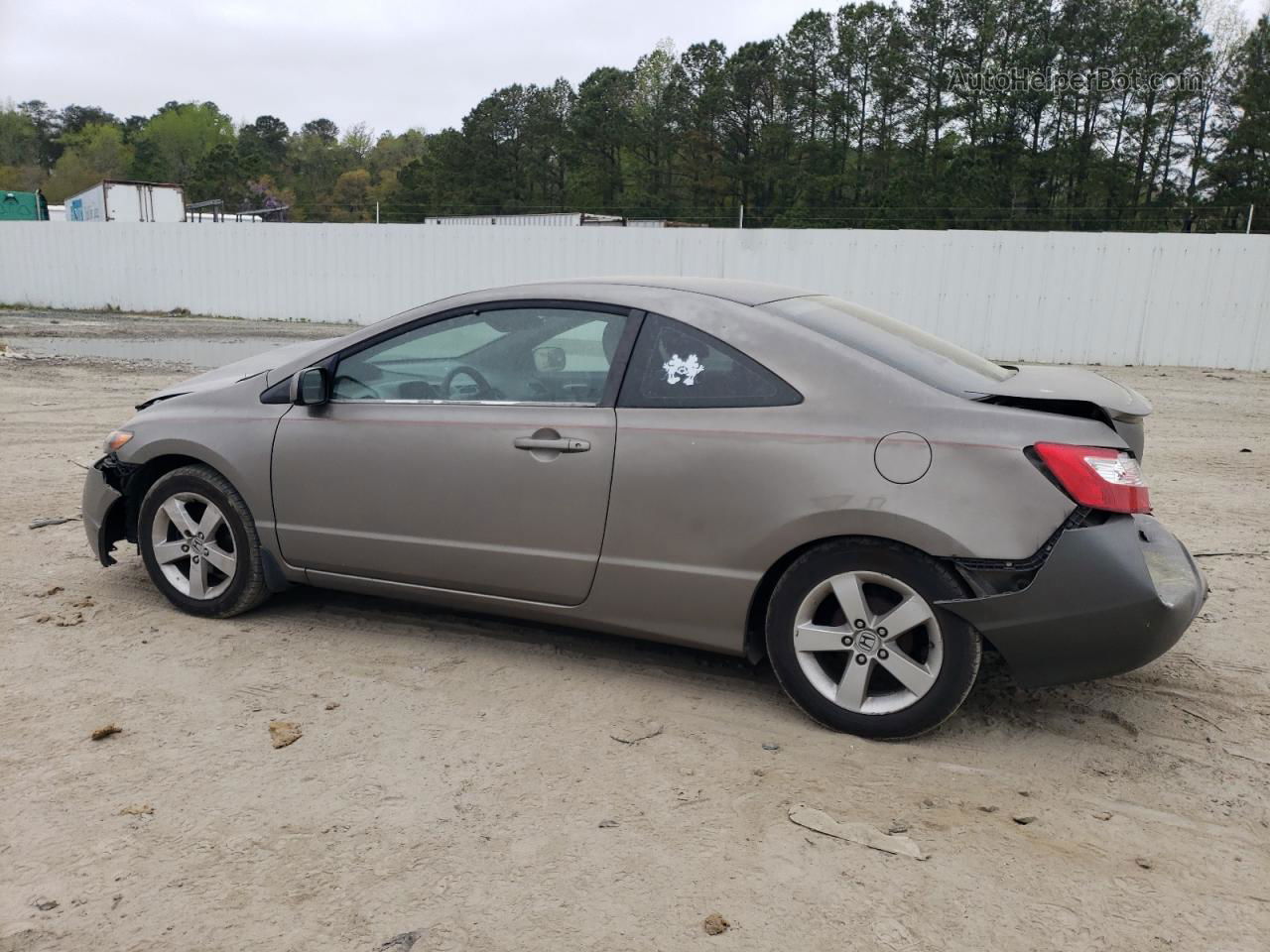 2006 Honda Civic Lx Серый vin: 2HGFG12666H560799