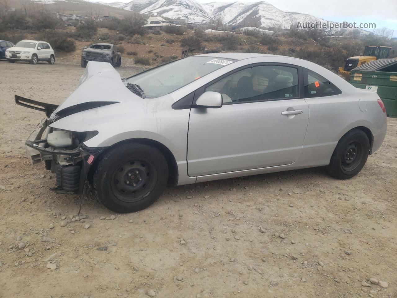 2008 Honda Civic Lx Silver vin: 2HGFG12668H500654