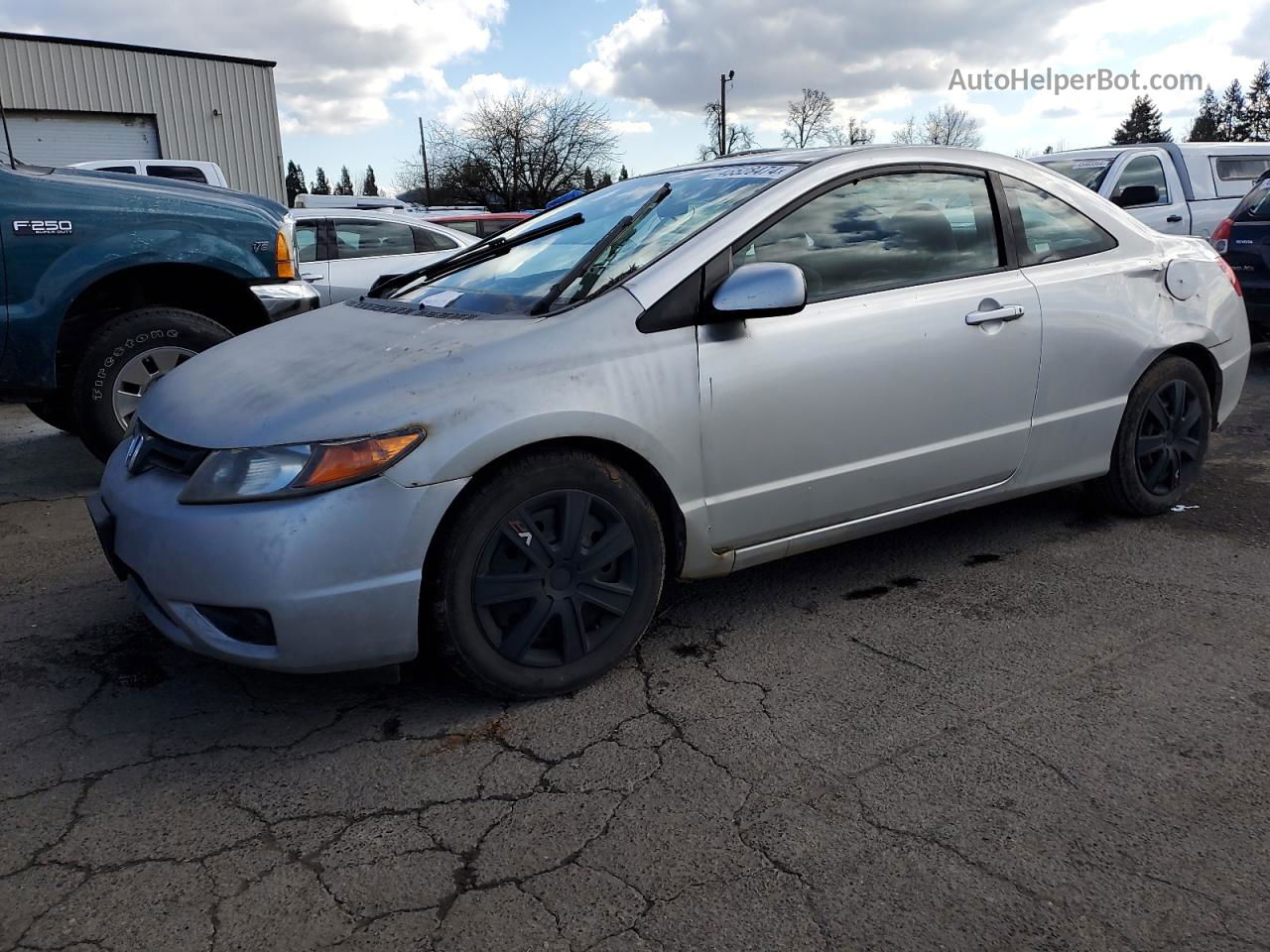 2008 Honda Civic Lx Серебряный vin: 2HGFG12668H575998