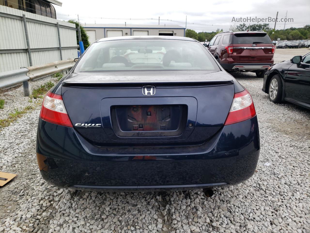 2008 Honda Civic Lx Синий vin: 2HGFG12678H563861