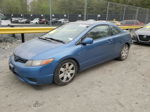 2008 Honda Civic Lx Синий vin: 2HGFG12678H575198