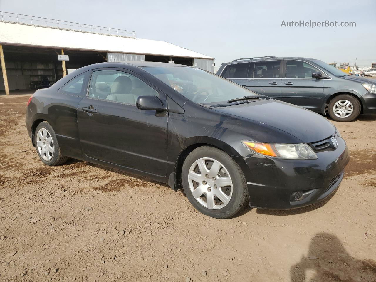 2008 Honda Civic Lx Black vin: 2HGFG12688H546504