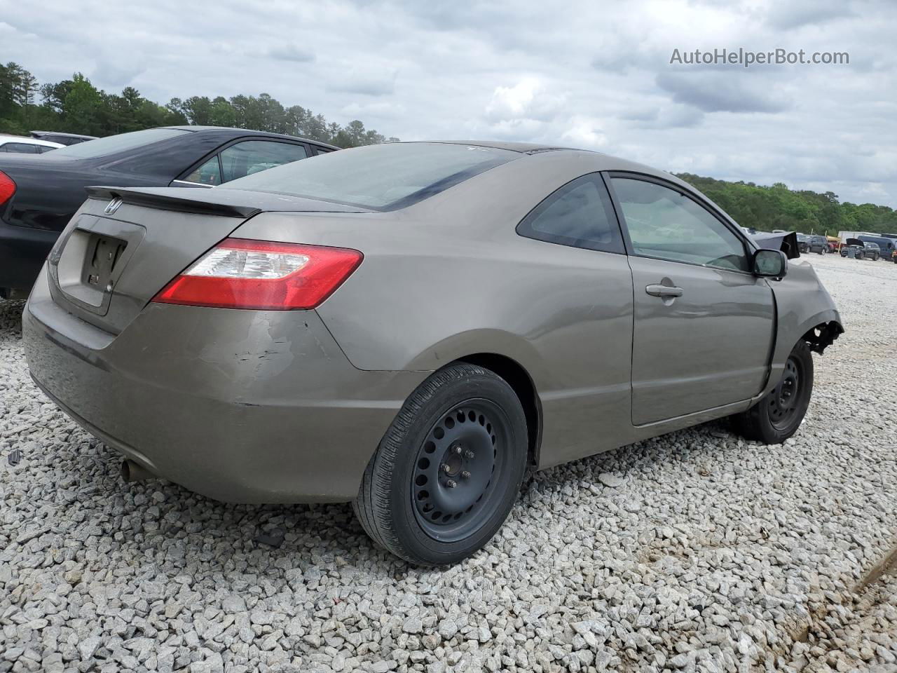 2006 Honda Civic Lx Gray vin: 2HGFG12696H524783