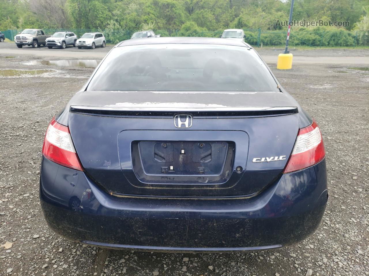 2008 Honda Civic Lx Blue vin: 2HGFG12698H501314