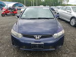 2008 Honda Civic Lx Blue vin: 2HGFG12698H501314