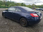 2008 Honda Civic Lx Blue vin: 2HGFG12698H501314