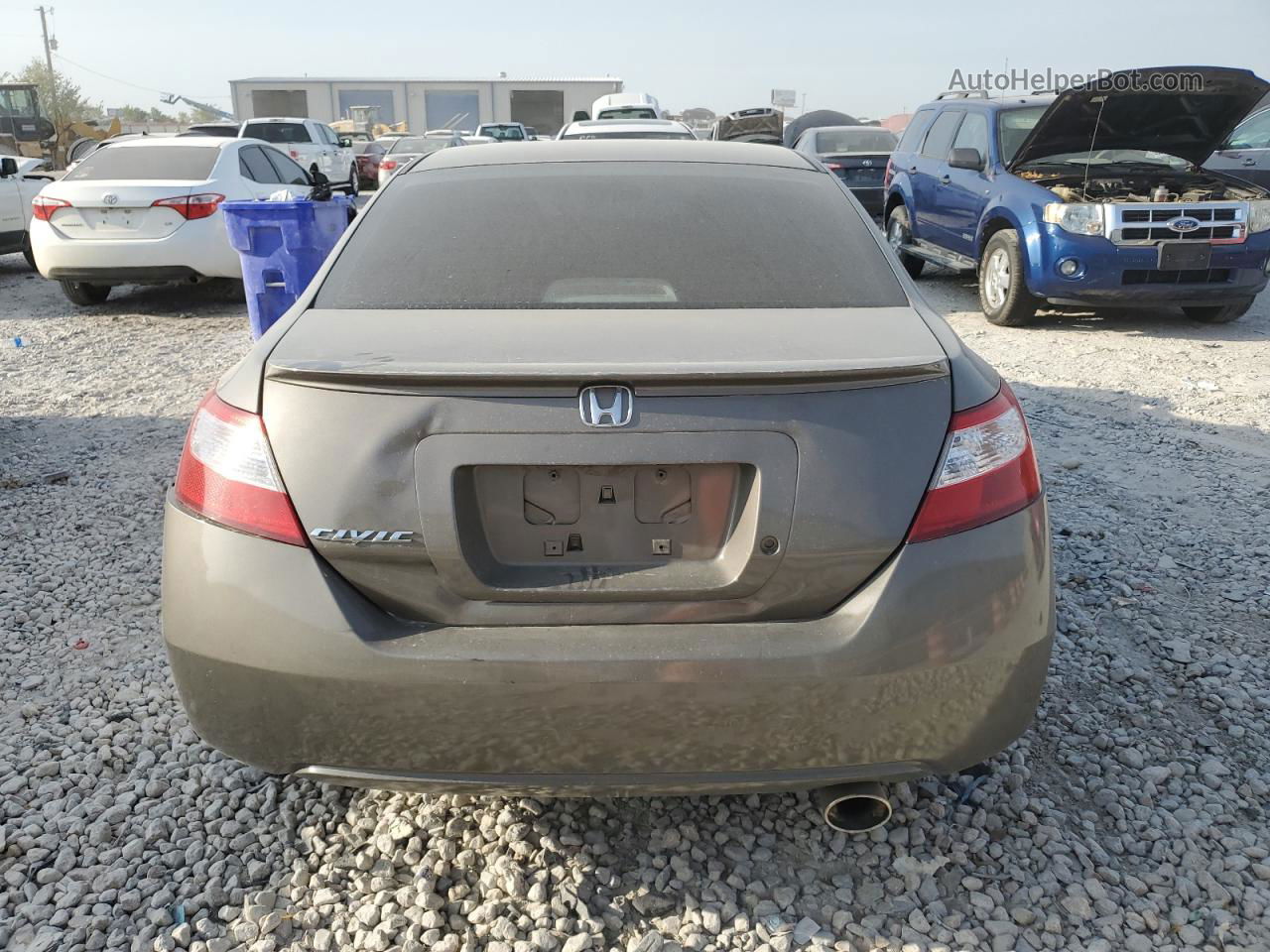 2008 Honda Civic Lx Серый vin: 2HGFG12698H562274