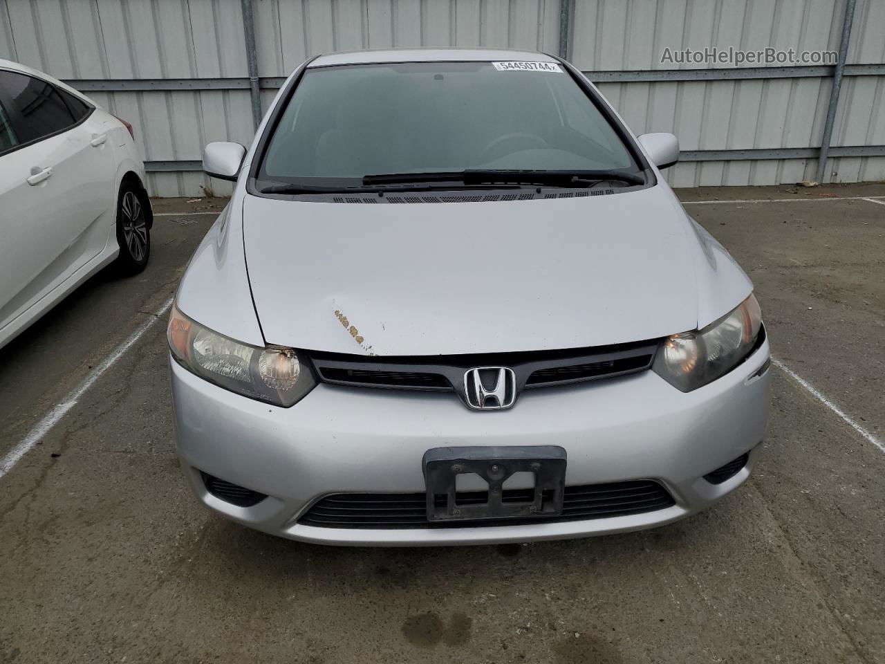 2008 Honda Civic Lx Gray vin: 2HGFG126X8H533866