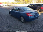 2008 Honda Civic Lx Синий vin: 2HGFG126X8H540476