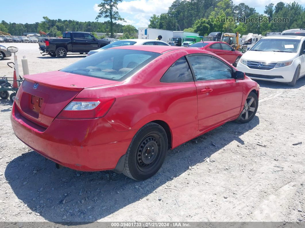 2008 Honda Civic Ex Red vin: 2HGFG12808H530105