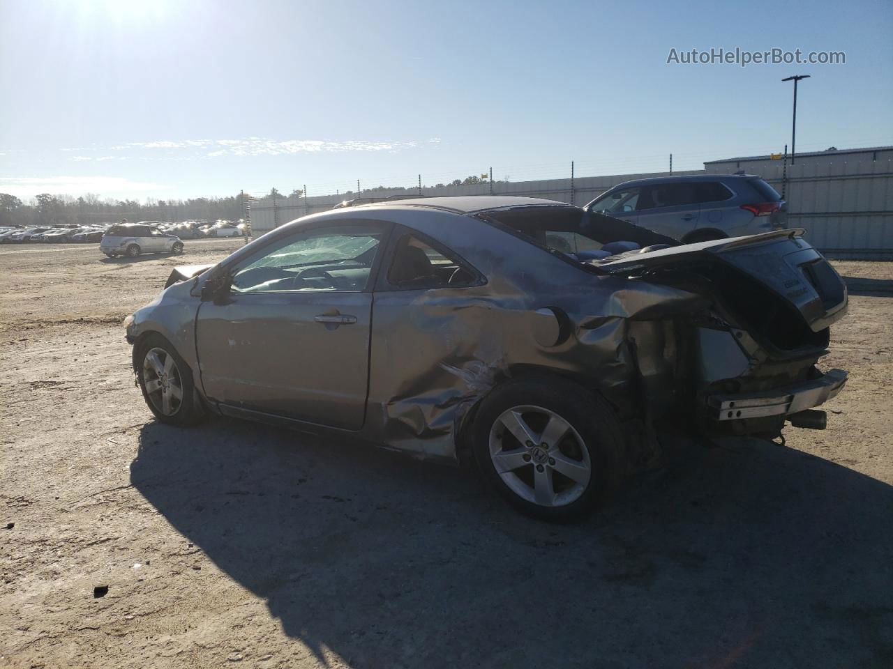 2006 Honda Civic Ex Gray vin: 2HGFG12816H560131