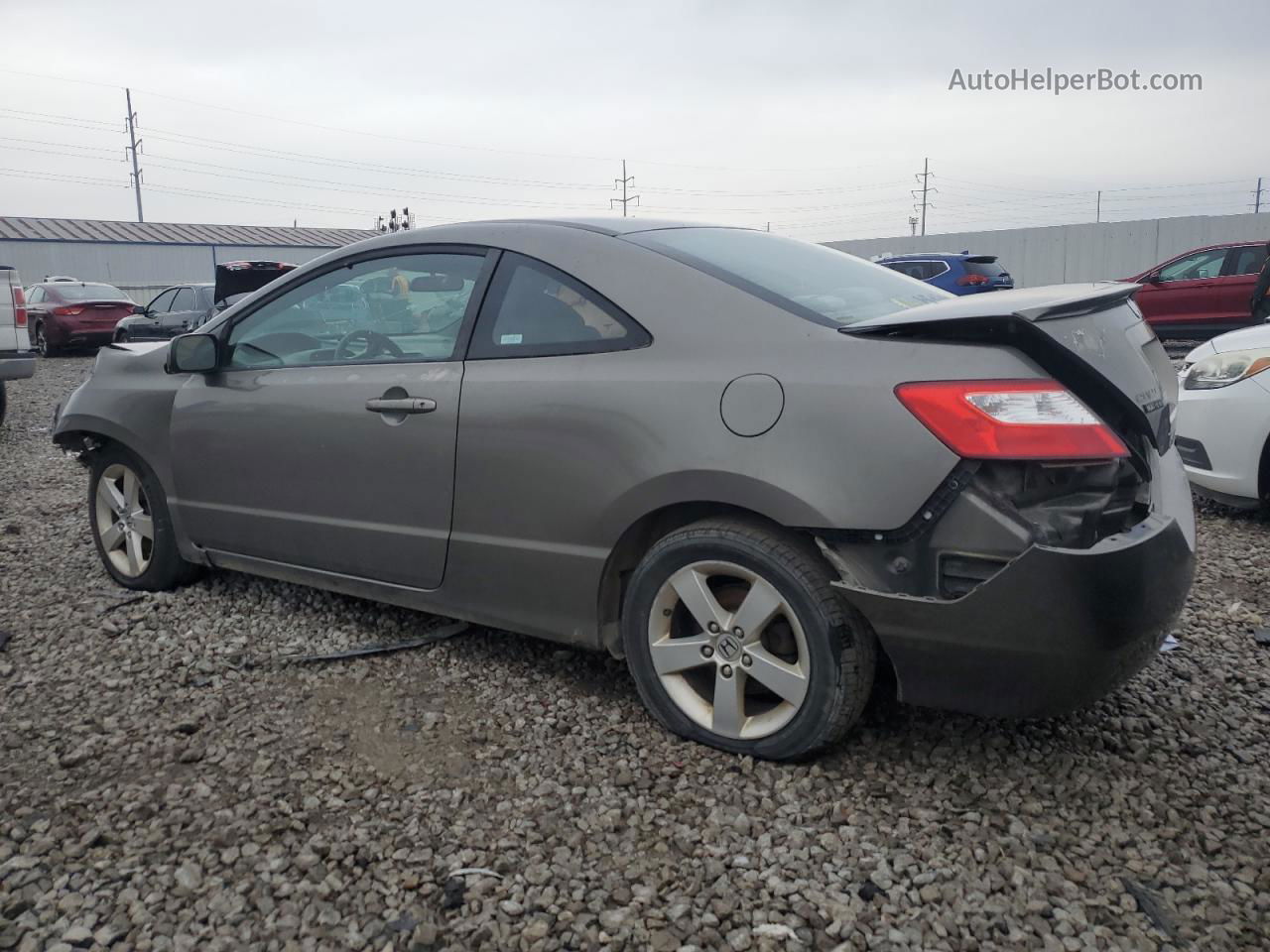 2008 Honda Civic Ex Gray vin: 2HGFG12818H569186