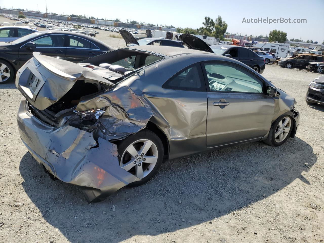 2006 Honda Civic Ex Gray vin: 2HGFG12826H542172