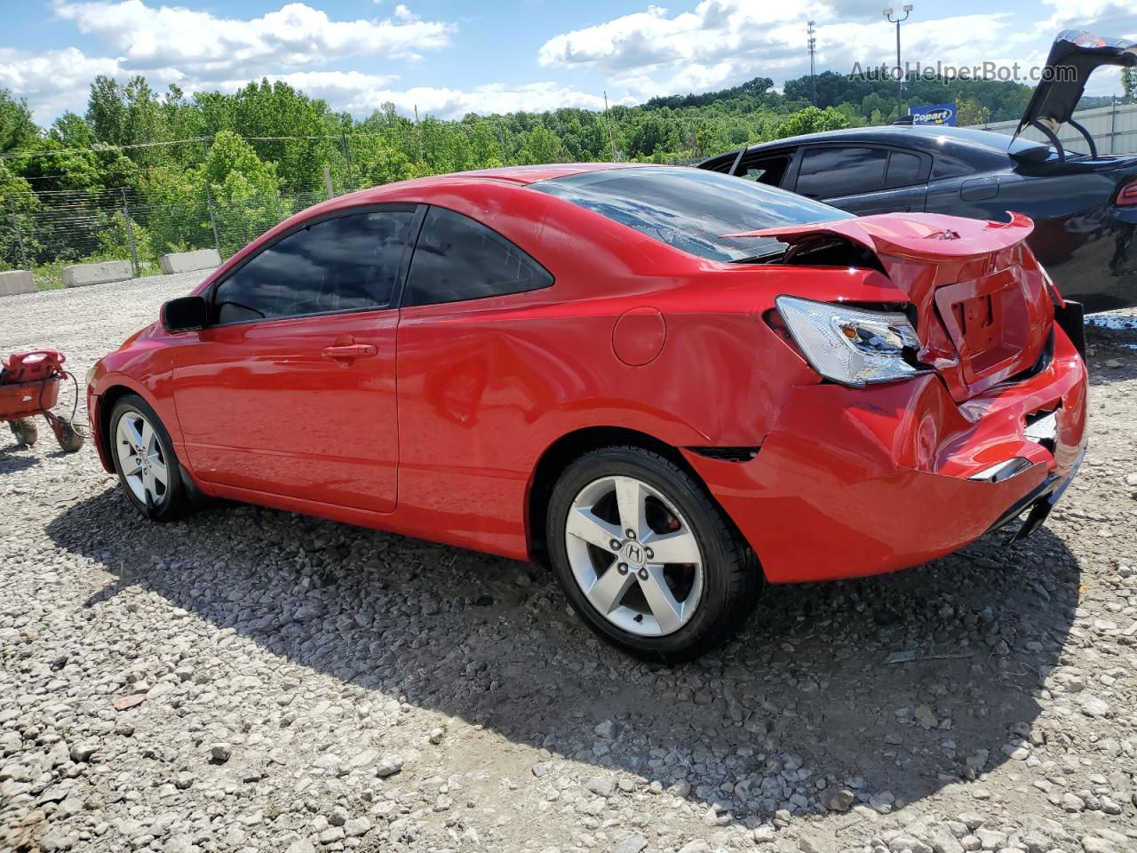 2008 Honda Civic Ex Red vin: 2HGFG12828H512866