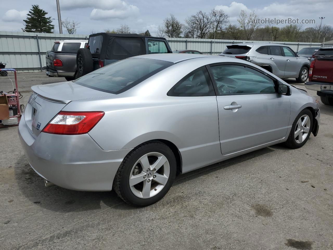 2008 Honda Civic Ex Silver vin: 2HGFG12828H519140