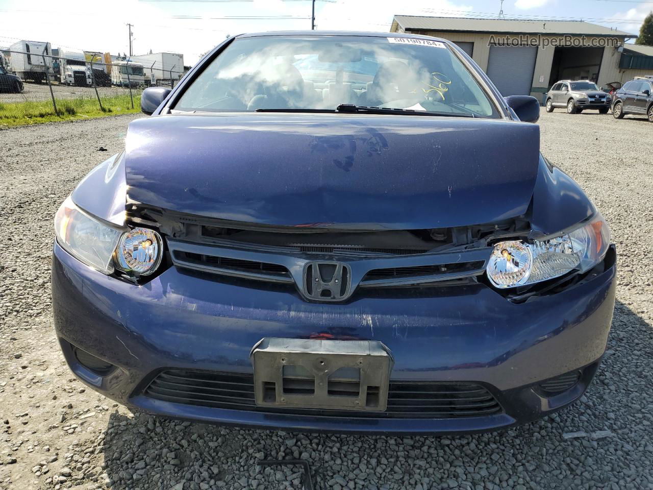 2008 Honda Civic Ex Blue vin: 2HGFG12838H541938