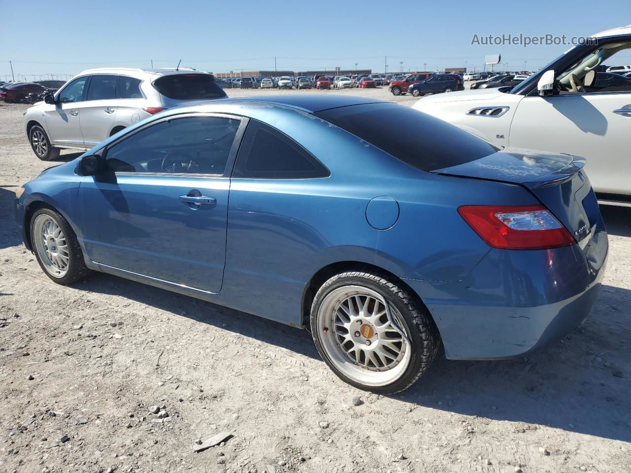 2008 Honda Civic Ex Blue vin: 2HGFG12848H528244