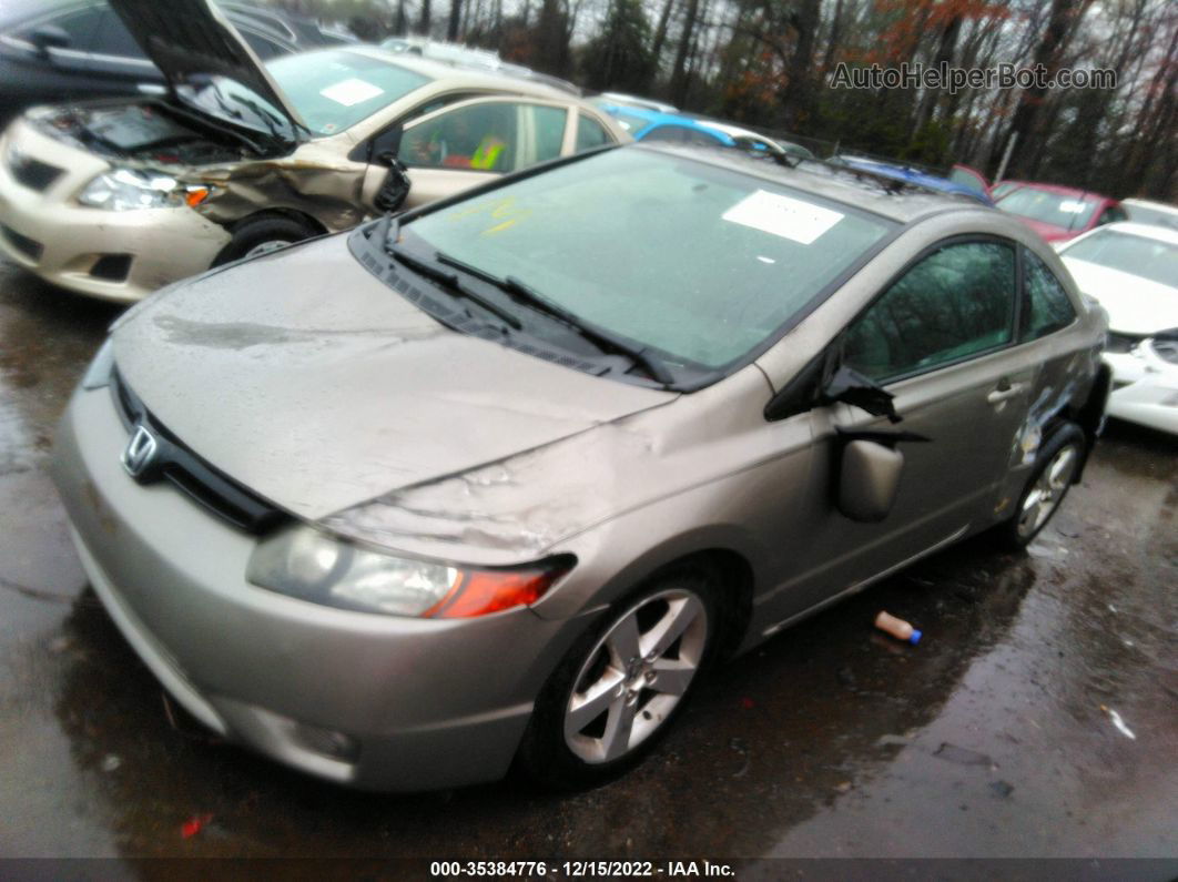 2008 Honda Civic Ex Gray vin: 2HGFG12858H510688