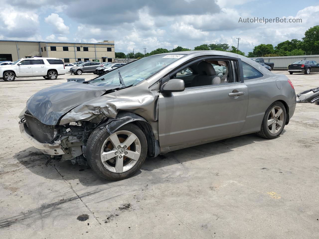 2008 Honda Civic Ex Gray vin: 2HGFG12868H512014