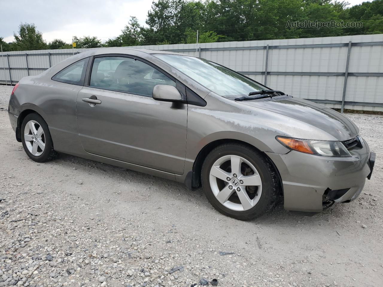 2008 Honda Civic Ex Gray vin: 2HGFG12868H523532