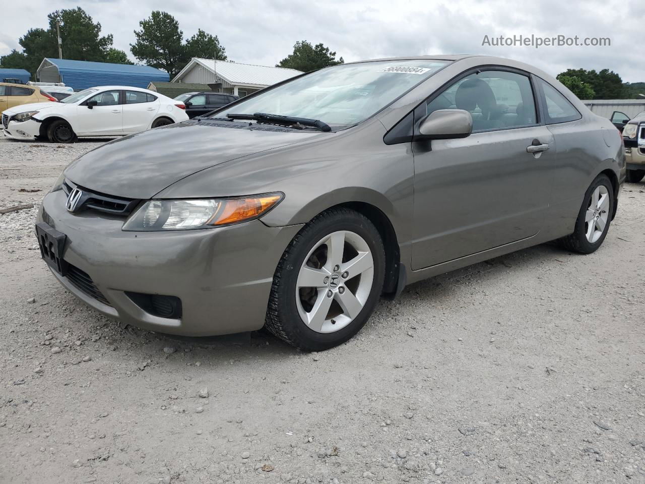 2008 Honda Civic Ex Gray vin: 2HGFG12868H523532