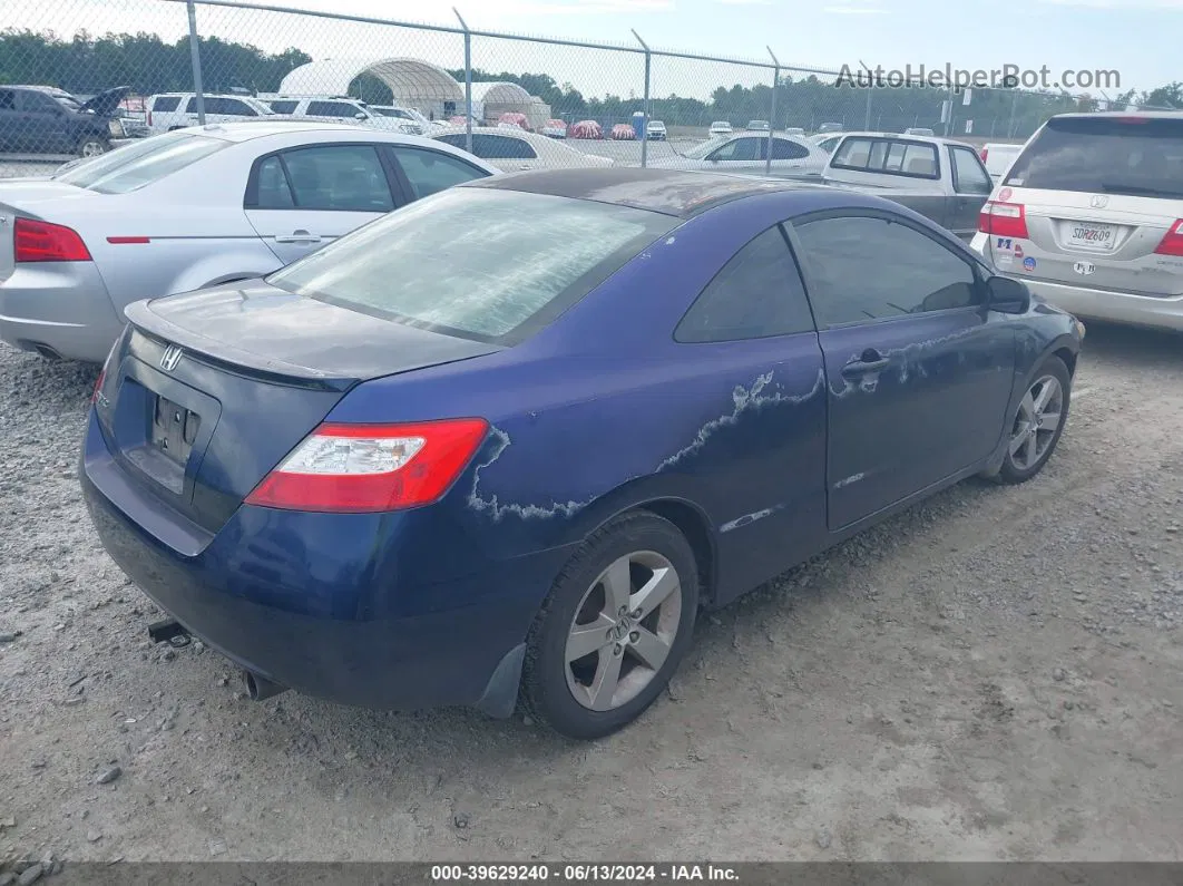 2008 Honda Civic Ex Blue vin: 2HGFG12868H565196