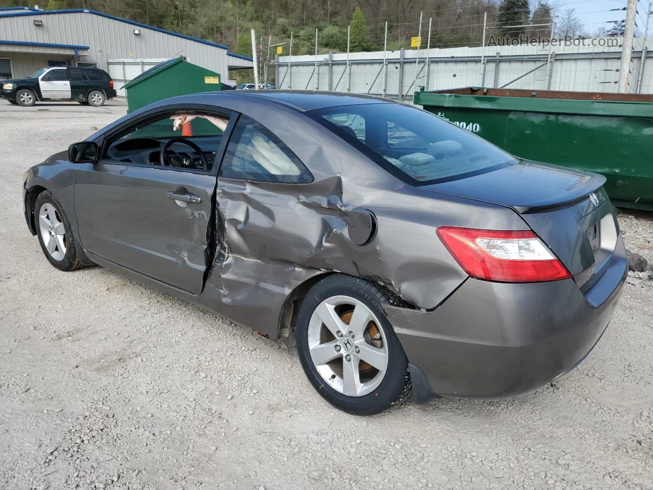 2008 Honda Civic Ex Gray vin: 2HGFG12868H569779