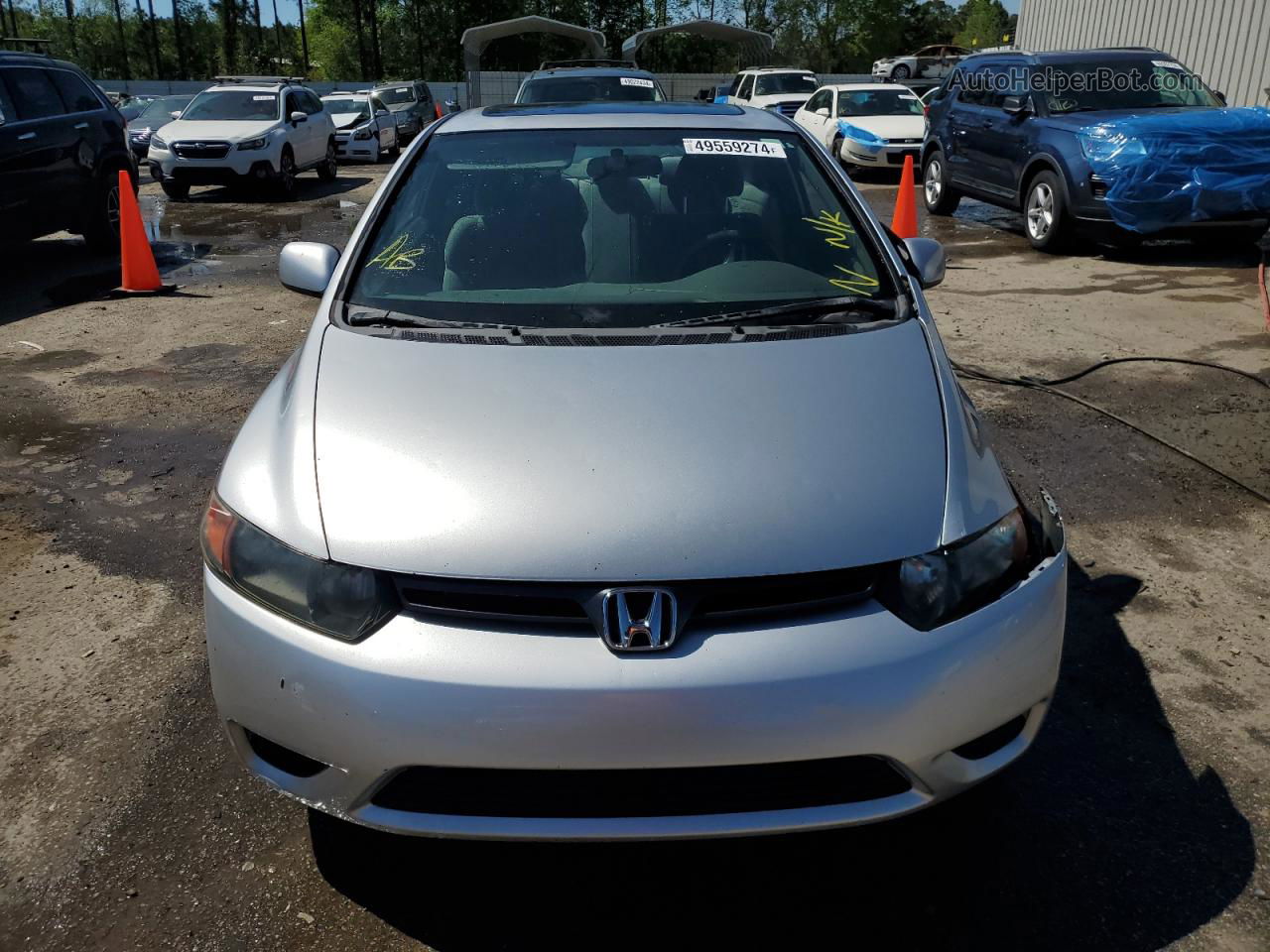 2008 Honda Civic Ex Silver vin: 2HGFG12868H578627