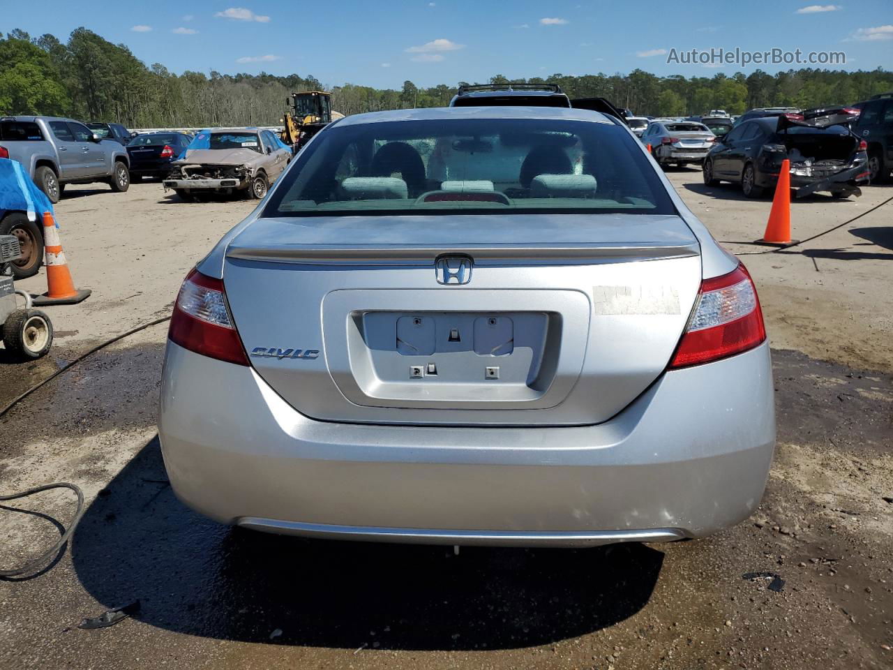 2008 Honda Civic Ex Silver vin: 2HGFG12868H578627