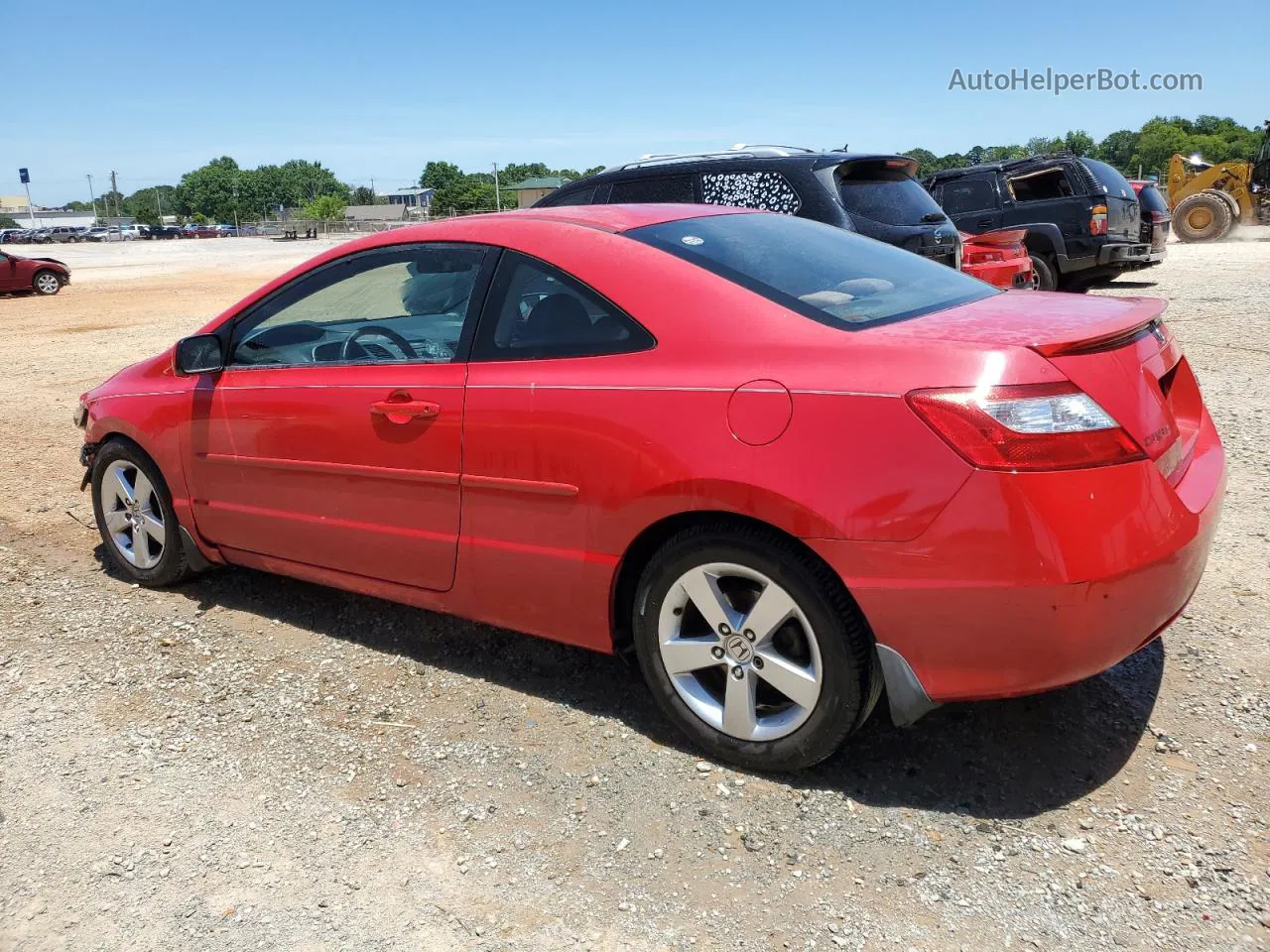 2008 Honda Civic Ex Red vin: 2HGFG12878H511986