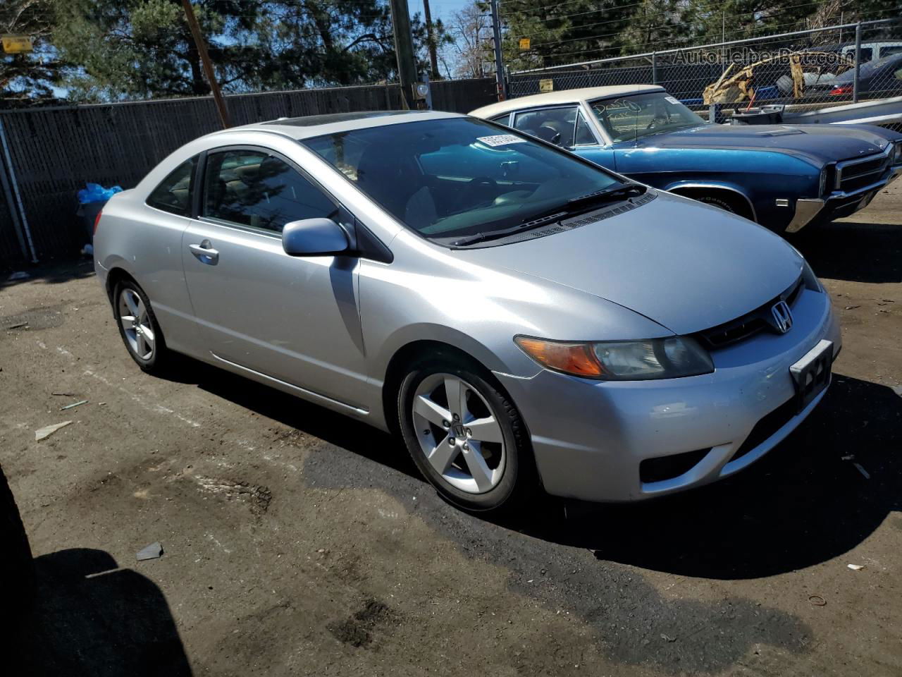 2008 Honda Civic Ex Gray vin: 2HGFG12878H539707