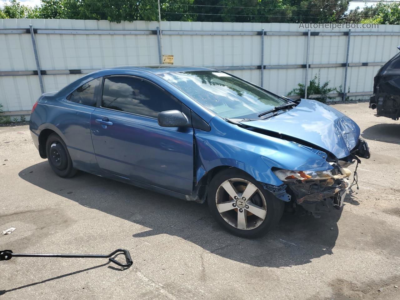 2008 Honda Civic Ex Blue vin: 2HGFG12878H576224