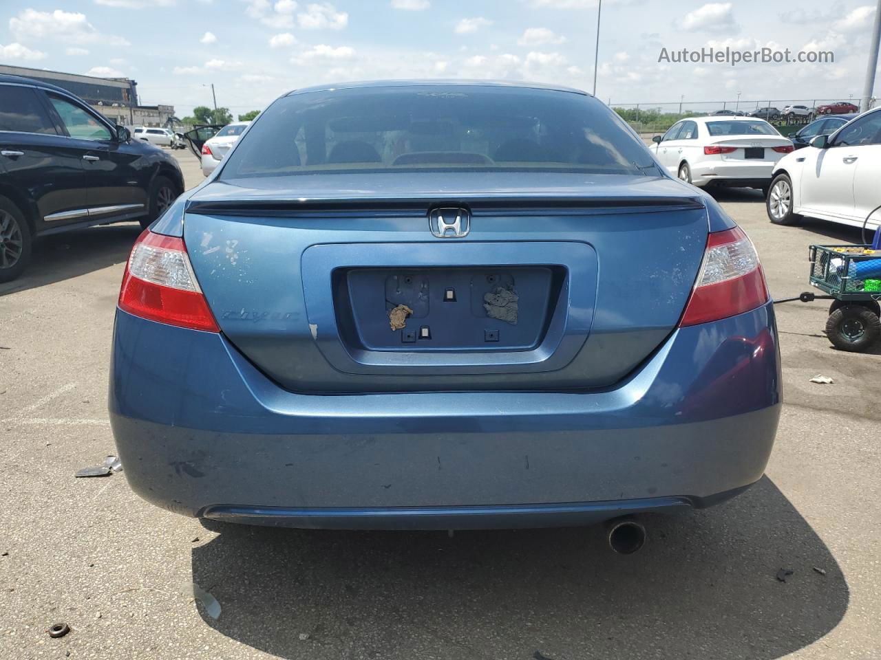 2008 Honda Civic Ex Blue vin: 2HGFG12878H576224