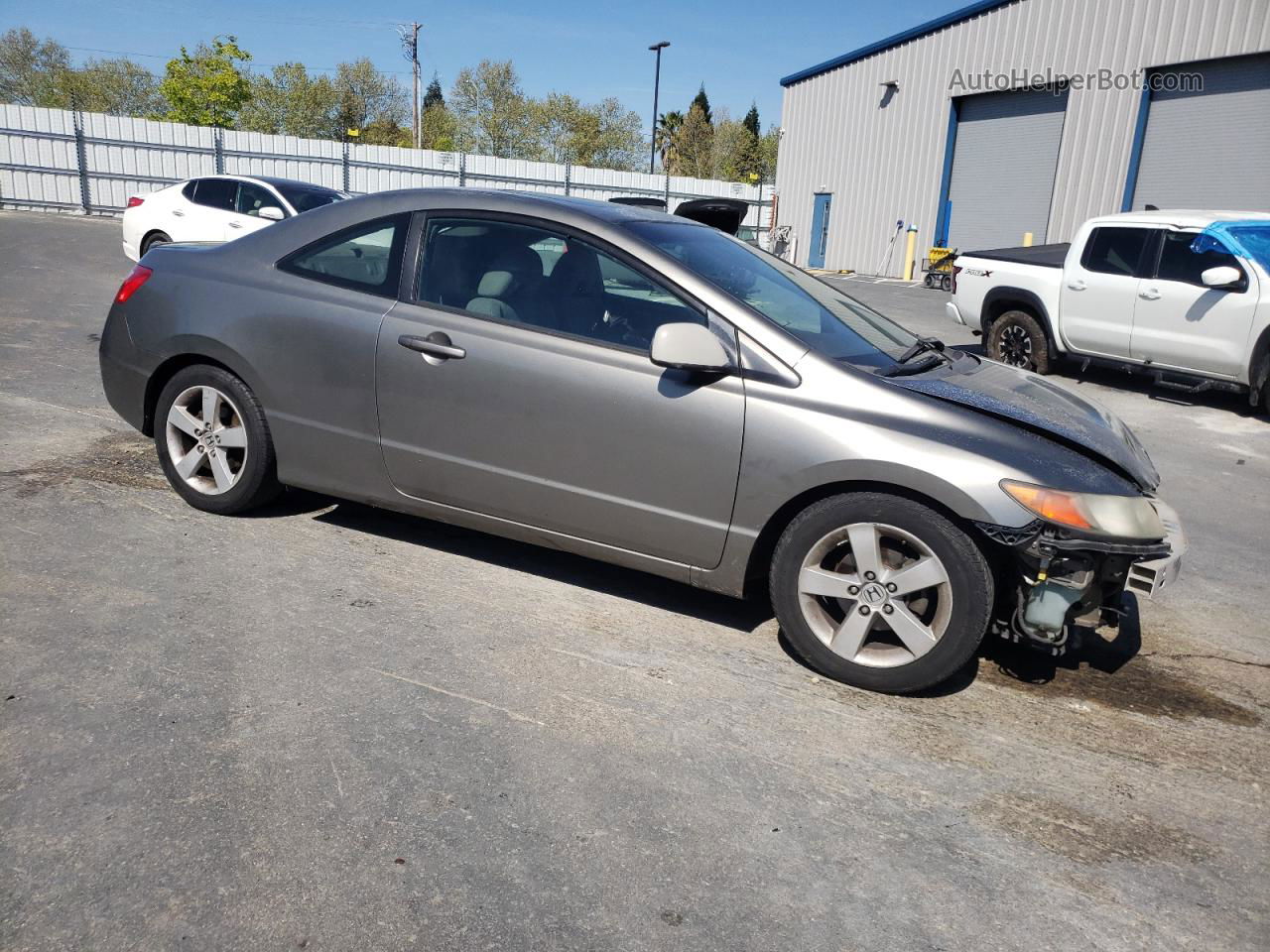 2006 Honda Civic Ex Gray vin: 2HGFG12886H514991